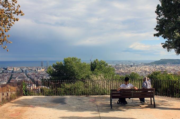 Aussicht im Parc del Guinardó